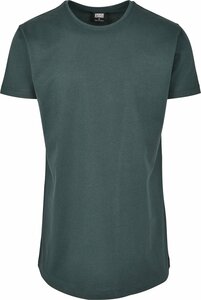 Urban Classics Herren Shaped Long Tee, T-Shirt in Größe M. Farbe: Bottlegreen