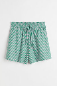 H&M Schlupfshorts aus Baumwolle Grün/Gestreift in Größe XL. Farbe: Green/striped