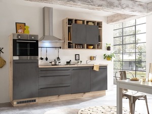 Küchenzeile - mit Elektrogeräten - Küchenfronten matt - LINUS
