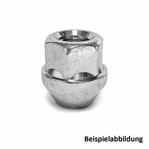 Kegelbundmutter Offen M12X1,25X25, In Silber, 1 Stück