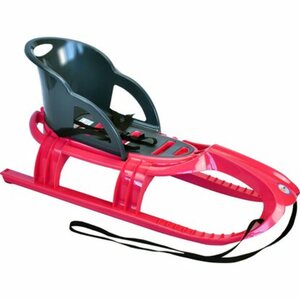 KHW Schlitten Snow Tiger Comfort mit Kindersportsitz Pink