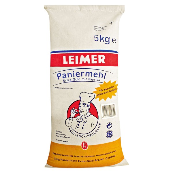 Bild 1 von Leimer Paniermehl Extra Gold Mit Paprika (5 kg)