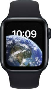 Apple Watch SE GPS, 40mm Alu mitternachtsfarbenes Armband - Regula