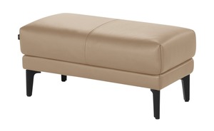 hülsta Sofa Polsterbank aus Leder  HS 450 beige Maße (cm): B: 93 H: 45 T: 48 Polstermöbel