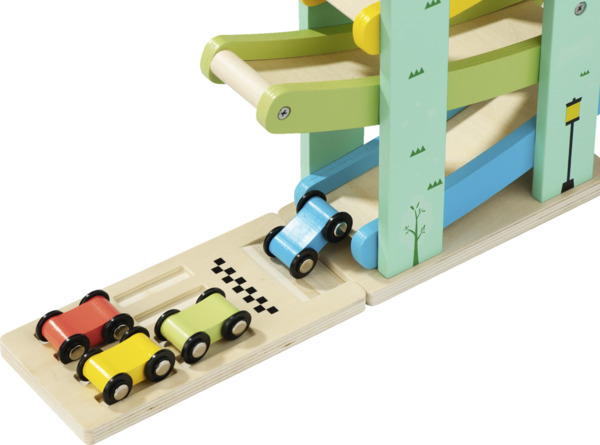 Bild 2 von IDEENWELT Holz-Kugelbahn Autos