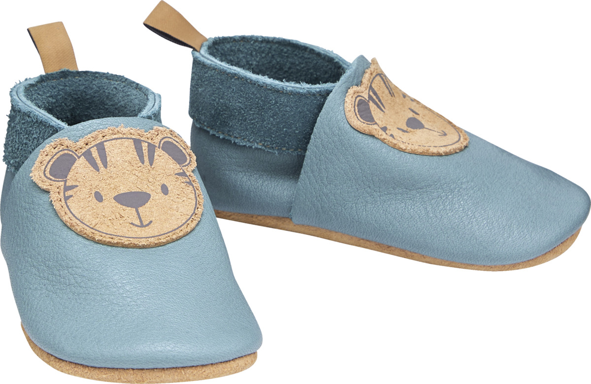 Bild 1 von Babydream Lederschühchen, Petrol Gr. L 20/21