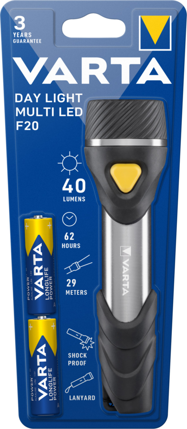 Bild 1 von Varta Day Light Multi LED F20 Taschenlampe