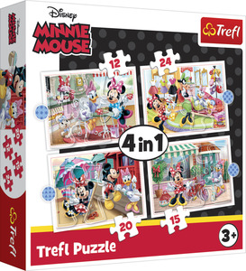 Trefl 4 in 1 Puzzle Disney Minnie and Friends