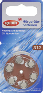 RUBIN Hörgerätebatterien Typ 312