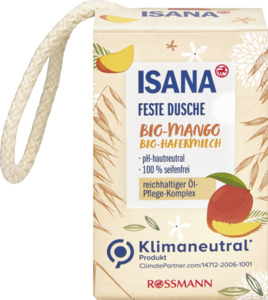 ISANA Feste Dusche Bio-Mango & Bio-Hafermilch