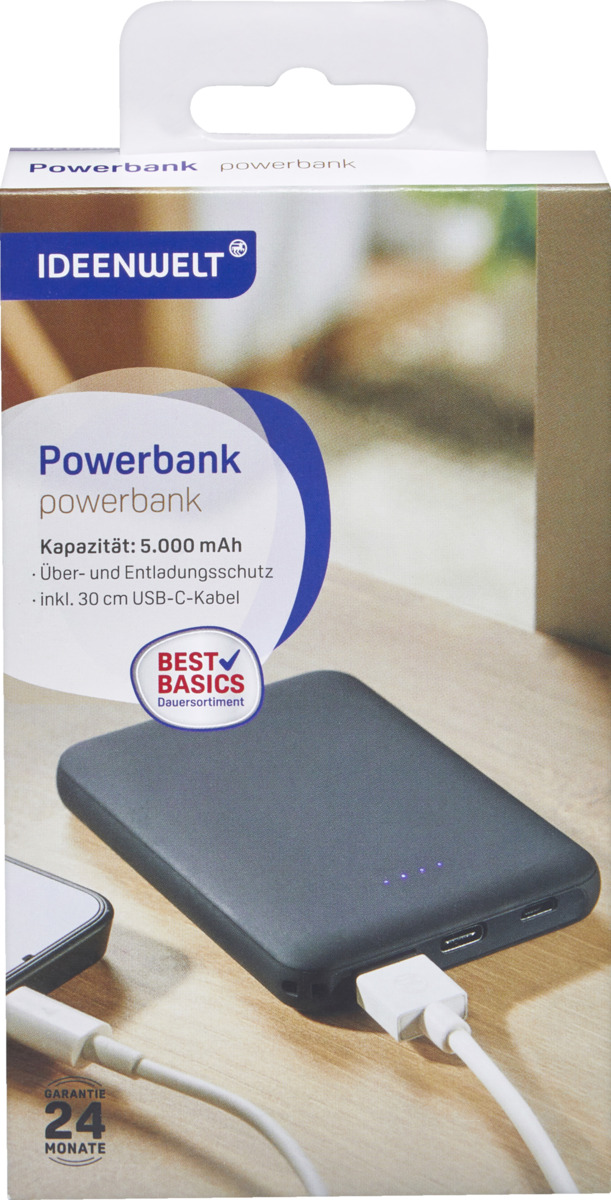 Bild 1 von IDEENWELT Best Basics Powerbank