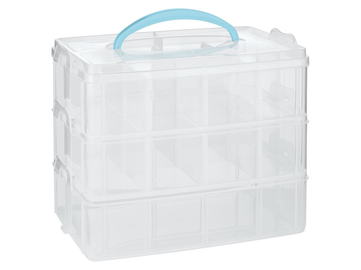 Bild 2 von crelando Näh- und Sortierbox, mit 3 Etagen