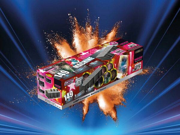 Bild 1 von WECO Feuerwerk-Fächerbatterie „Time Machine“