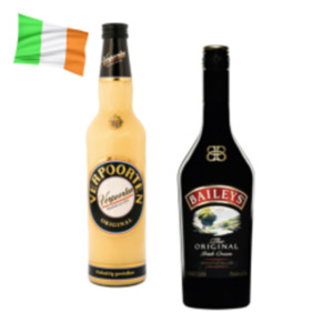 Baileys Irish Cream Liqueur, Verpoorten Eierlikör oder Bombardino