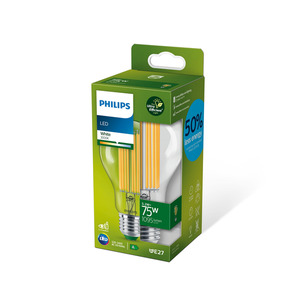 Philips LED-Lampe 'Ultra Efficient' 75 W E27 1095 lm klar