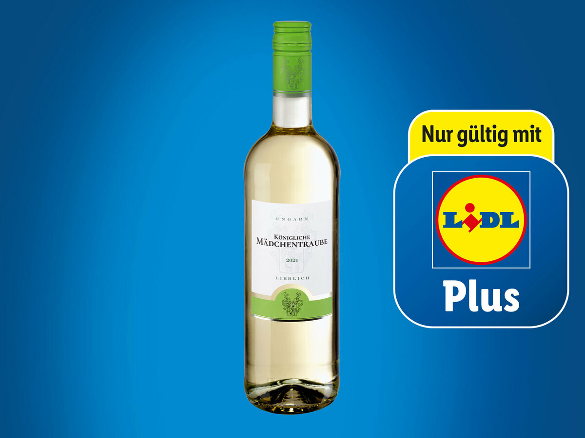 K Nigliche M Dchentraube Wei Wein Lieblich Von Lidl Ansehen