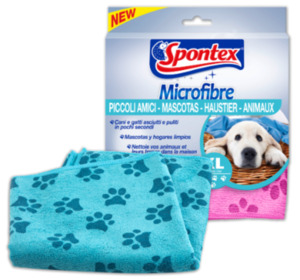 SPONTEX Mikrofasertuch für Haustiere