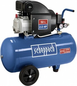 Scheppach Kompressor HC 54 230 V, 1500 W, Kesselinhalt 50 l, 8 bar