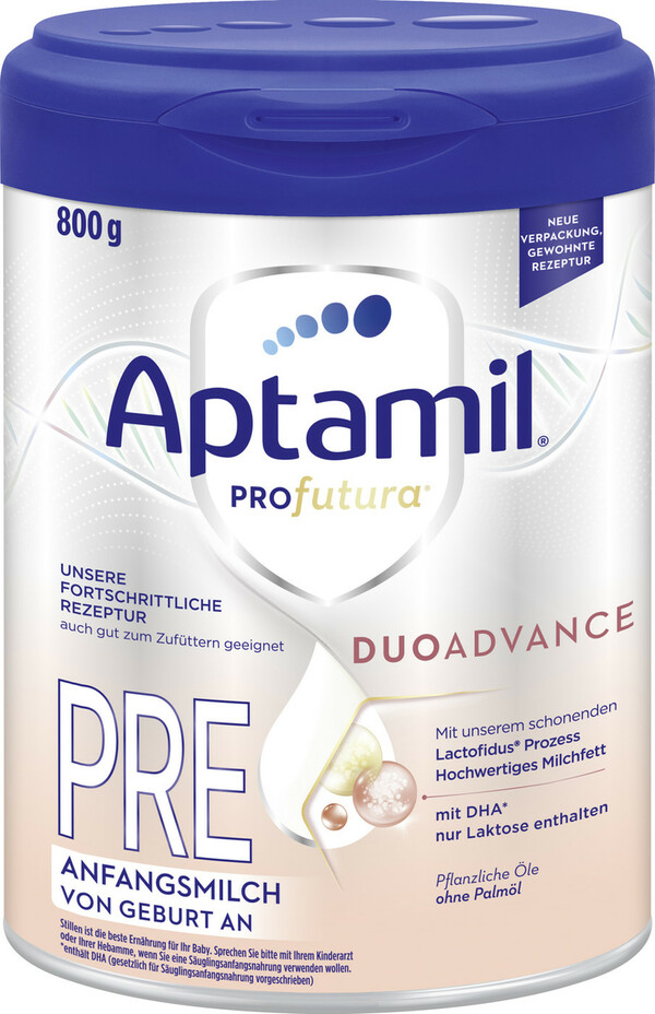 Bild 1 von Aptamil Profutura Duo Advance Pre von Geburt an 800G