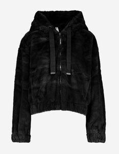 Damen Sweatjacke - Kunstfell