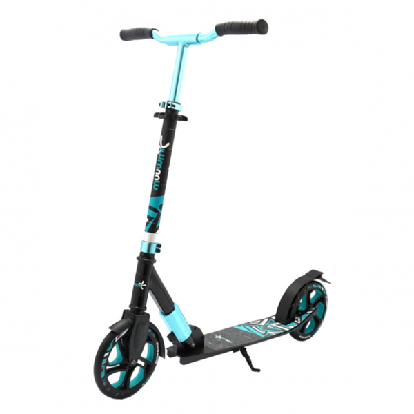 Bild 1 von Alu Scooter - Muuwmi Deluxe - schwarz/t&uuml;rkis