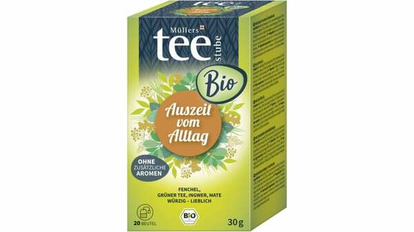 Bild 1 von Müllers Teestube Bio Kräutertee Beutel Auszeit vom Alltag