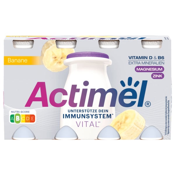 Bild 1 von Danone Actimel Vital Banane 8x100g