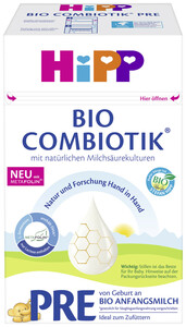 Hipp Bio Combiotik Pre von Geburt an 600G