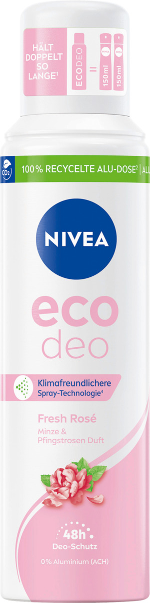 Bild 1 von NIVEA Eco Deospray Fresh Rose