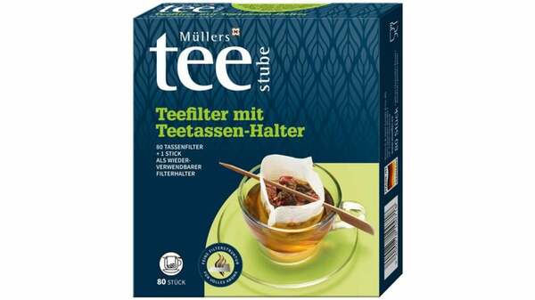 Bild 1 von Müllers Teestube Teefilter & Stick als Halter