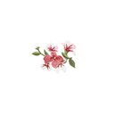 Bild 1 von Aufkleber Blütenzweig ca.L9cm, pastell
