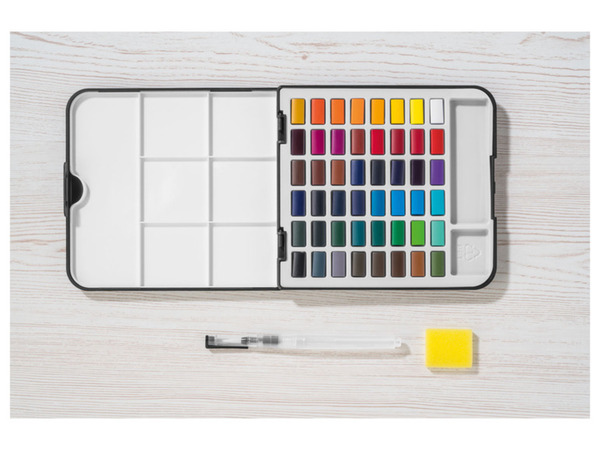 Bild 2 von crelando Aquarell-Farbkasten, mit hoher Leuchtkraft