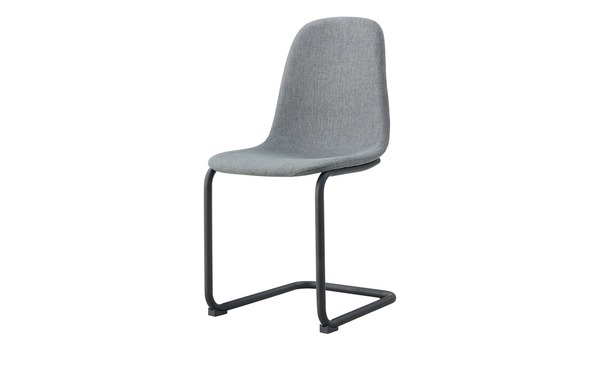 Bild 1 von Schwingstuhl  Timi grau Maße (cm): B: 43,5 H: 88 T: 53 Stühle