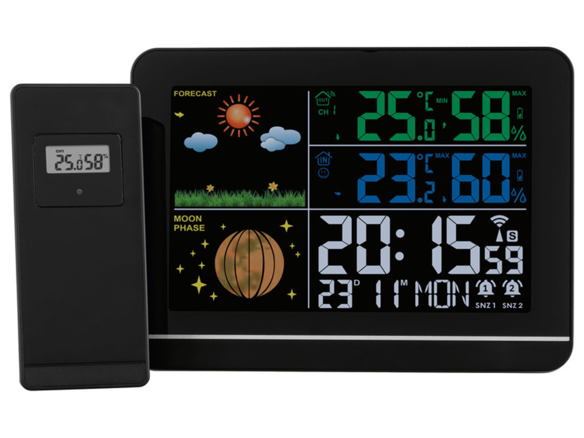 Bild 2 von AURIOL Funkwetterstation, mit Farbdisplay