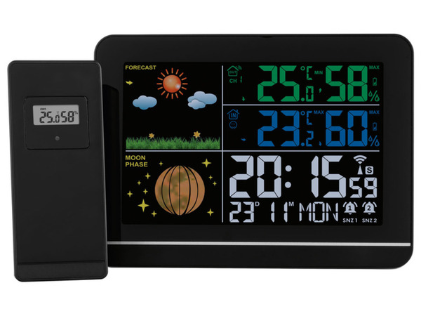 Bild 2 von AURIOL Funkwetterstation, mit Farbdisplay