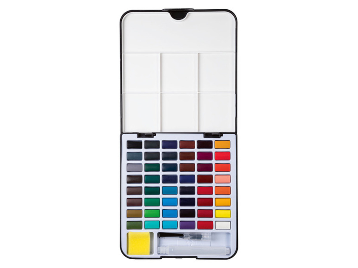 Bild 3 von crelando Aquarell-Farbkasten, mit hoher Leuchtkraft
