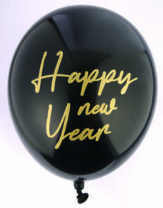 Latexballons  „Happy New Year“