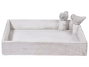 Bild 3 von dobar Vogeltränke »Carré«, L 29 x B 29 x H 5 cm, aus Keramik, witterungsbeständig