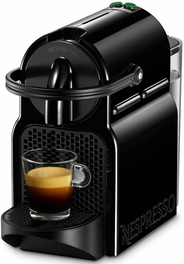 Bild 1 von Nespresso Kapselmaschine Inissia EN 80.B von DeLonghi, Black, inkl. Willkommenspaket mit 14 Kapseln