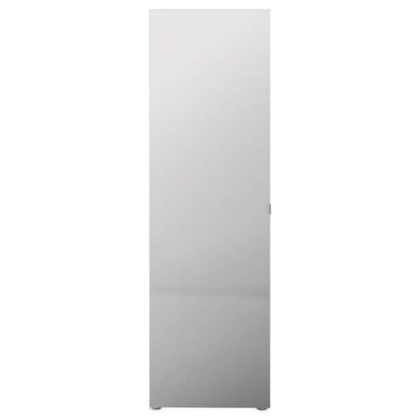 Bild 1 von Schuhschrank 60 x 200 cm mit Spiegeltür - Tiefe 19 cm - 1 Drehtür - 10 Einlegeböden - inklusive Dämpfung - grifflos