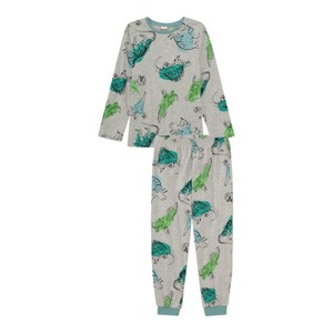 Jungen-Schlafanzug mit Dino-Muster, 2-teilig