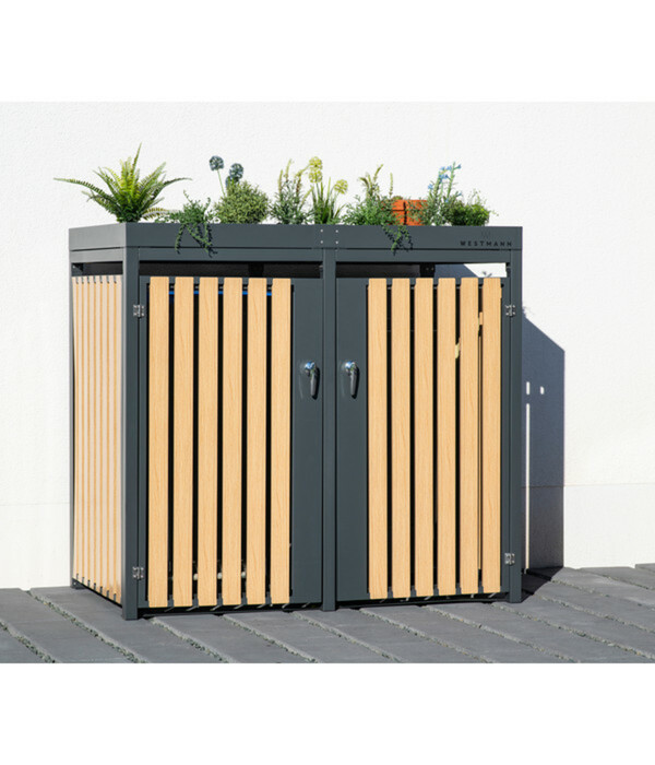 Bild 4 von Westmann Mülltonnenbox 240 l, ca. B134/H125/T84 cm