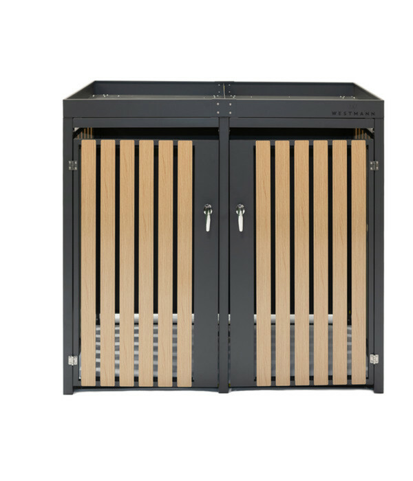 Bild 2 von Westmann Mülltonnenbox 240 l, ca. B134/H125/T84 cm