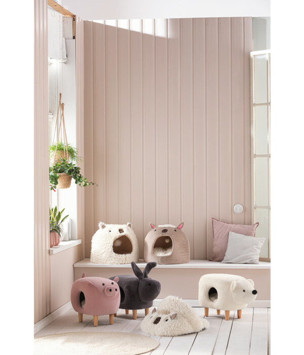 Bild 4 von Dehner Lieblinge Kuschelhöhle Polar Bear, weiß, ca. B61/H39/T34 cm