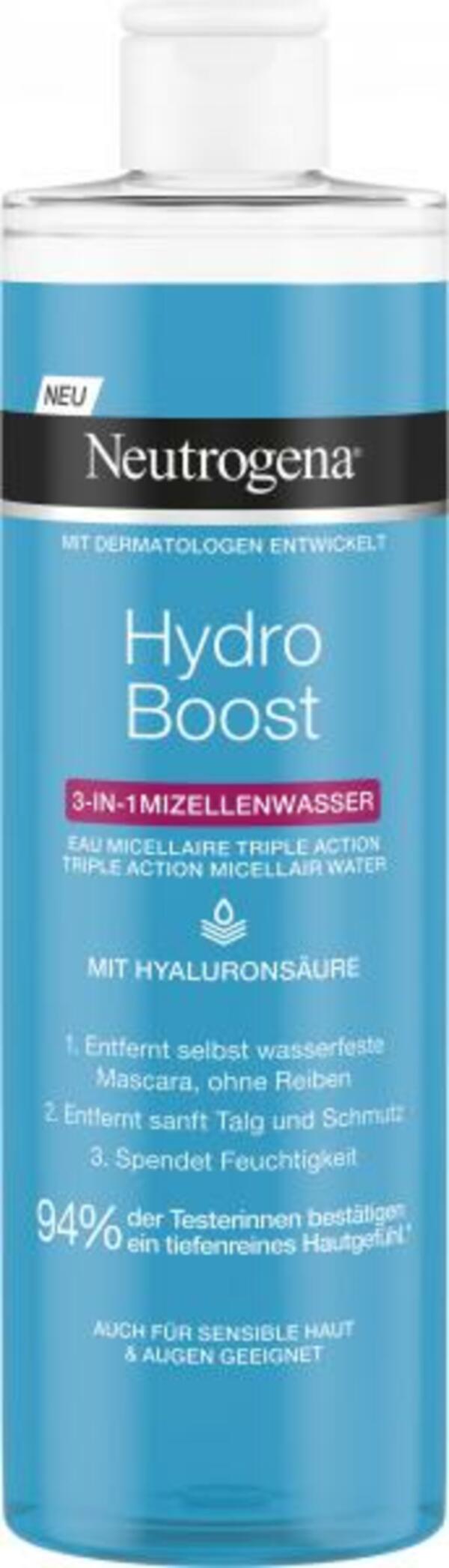 Bild 1 von Neutrogena Hydro Boost 3in1 Mizellenwasser