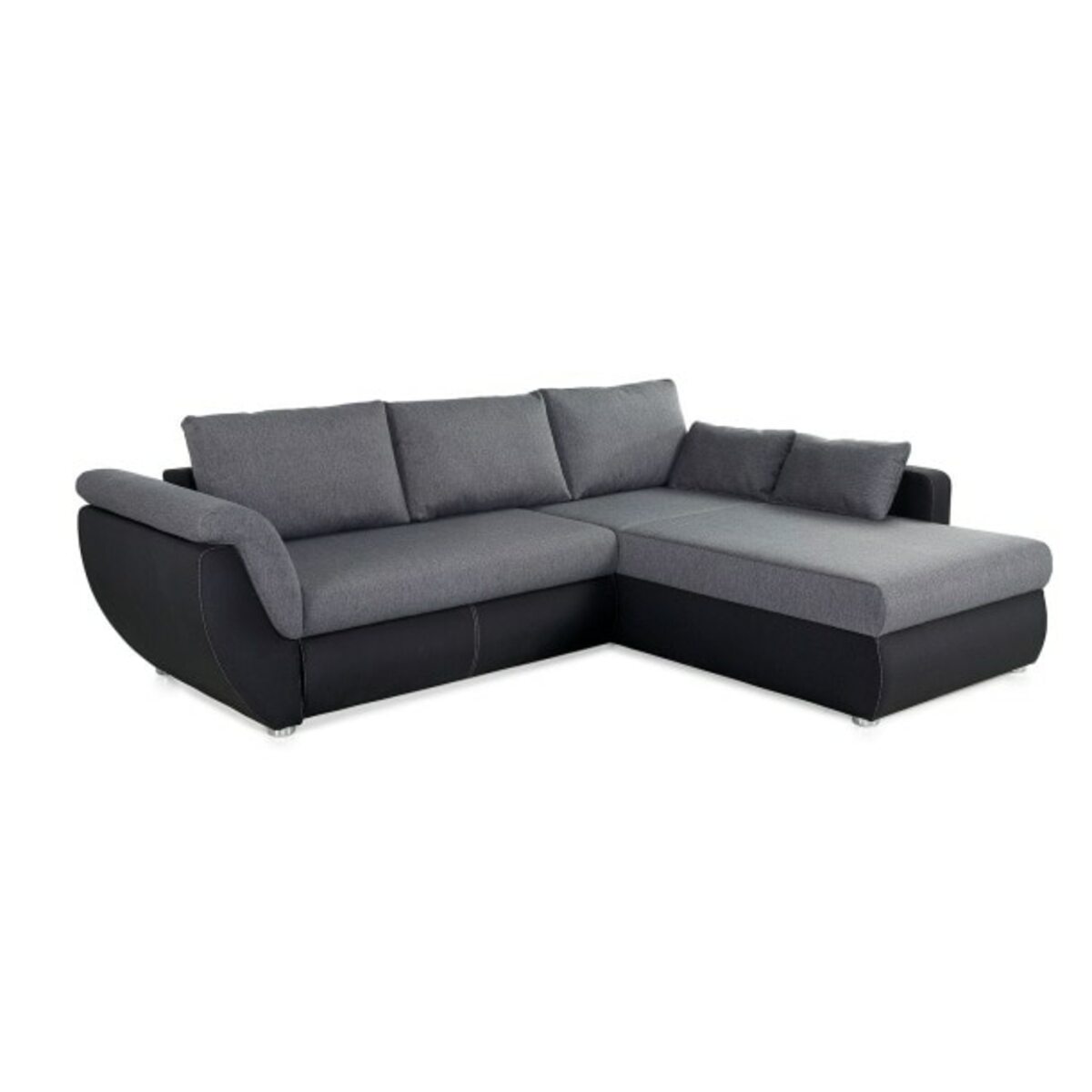 Bild 1 von Garnitur Torgau Stoffbezug Grau/Schwarz ca. 272 x 200 cm