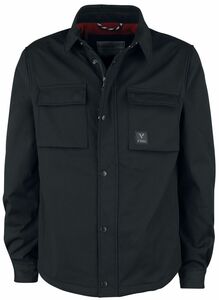Vintage Industries Wyatt Shirt-Jacket Übergangsjacke schwarz