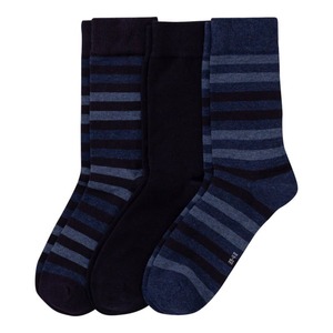 Herren-Socken in verschiedenen Designs, 3er-Pack