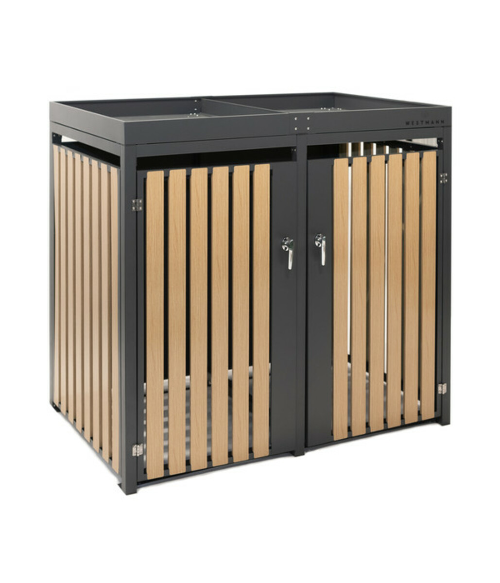 Bild 1 von Westmann Mülltonnenbox 240 l, ca. B134/H125/T84 cm