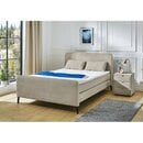 Bild 1 von Boxspringbett Elisa 151x102x226 cm Cordstoff beige